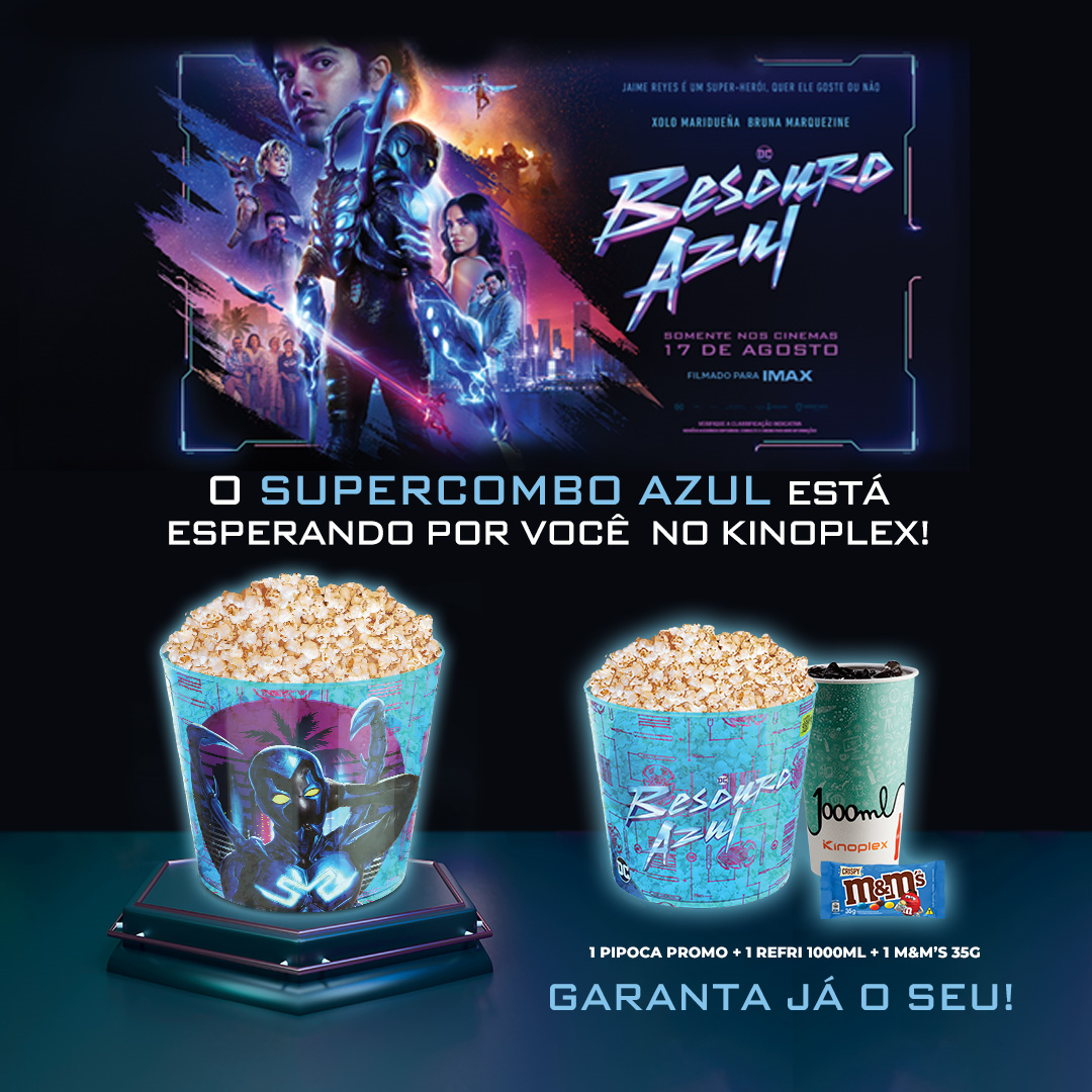 Cinematerna recebe Besouro Azul no Cinemark RioMar